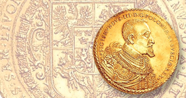 Złota moneta z Bydgoszczy hitem aukcji w USA